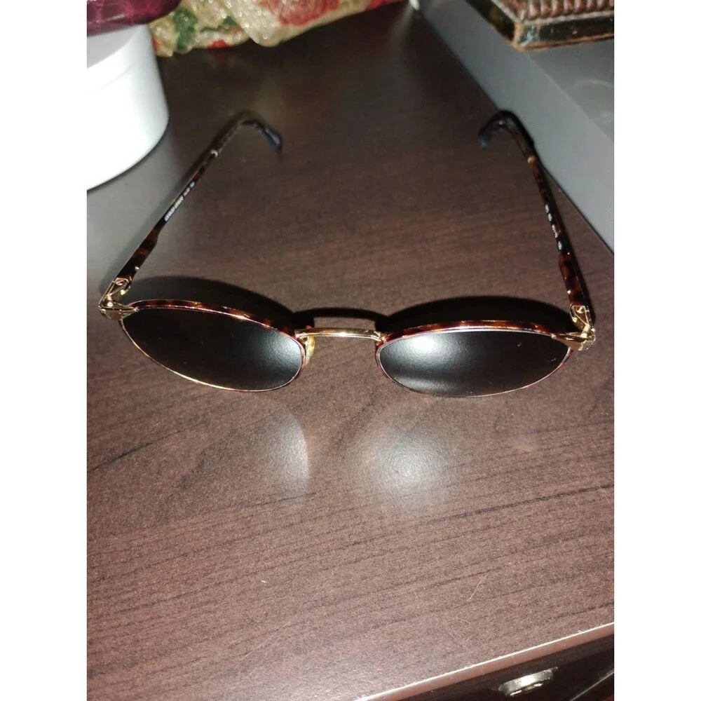 Giorgio Armani 163 825 49 19 135 Sunglasses Made Italy GA Logo Designer Vintage